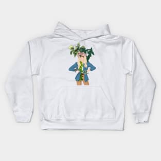 Modern Plant Lady 16 Kids Hoodie